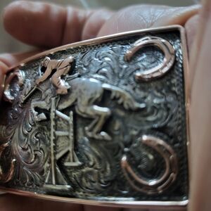 Comstock heritage sterling silver 14k buckle
